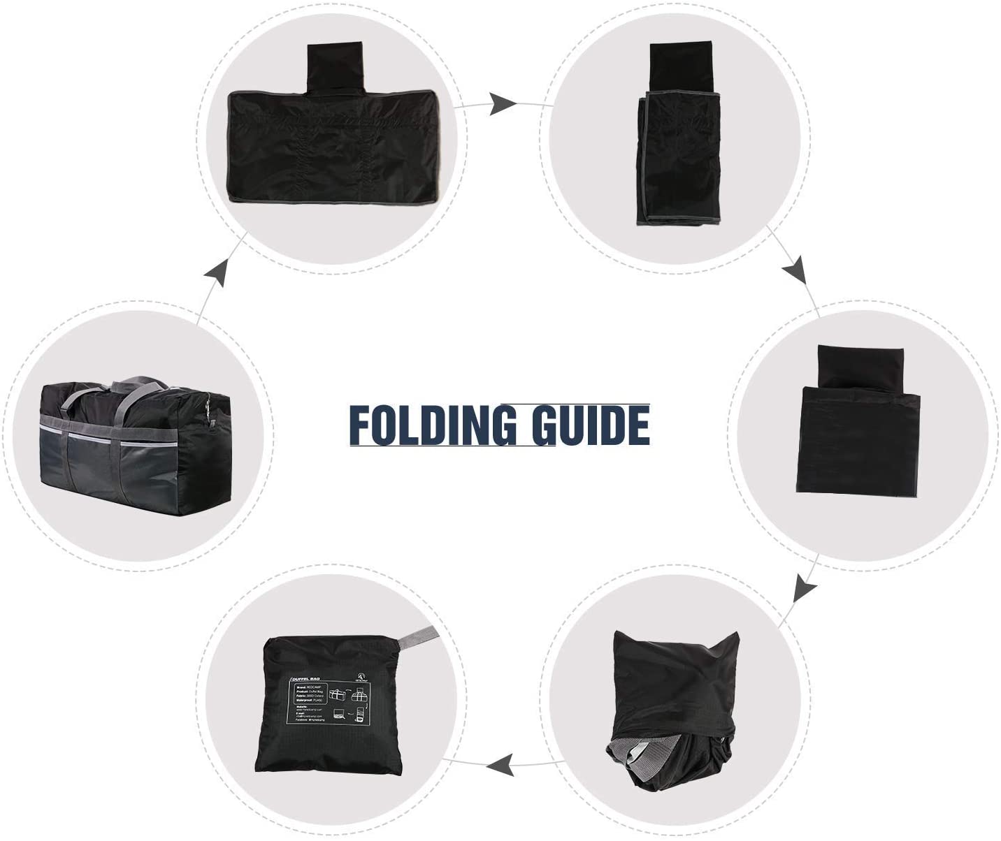 Extra-Large Foldable Duffle 60-96L YT-01127 - view 6