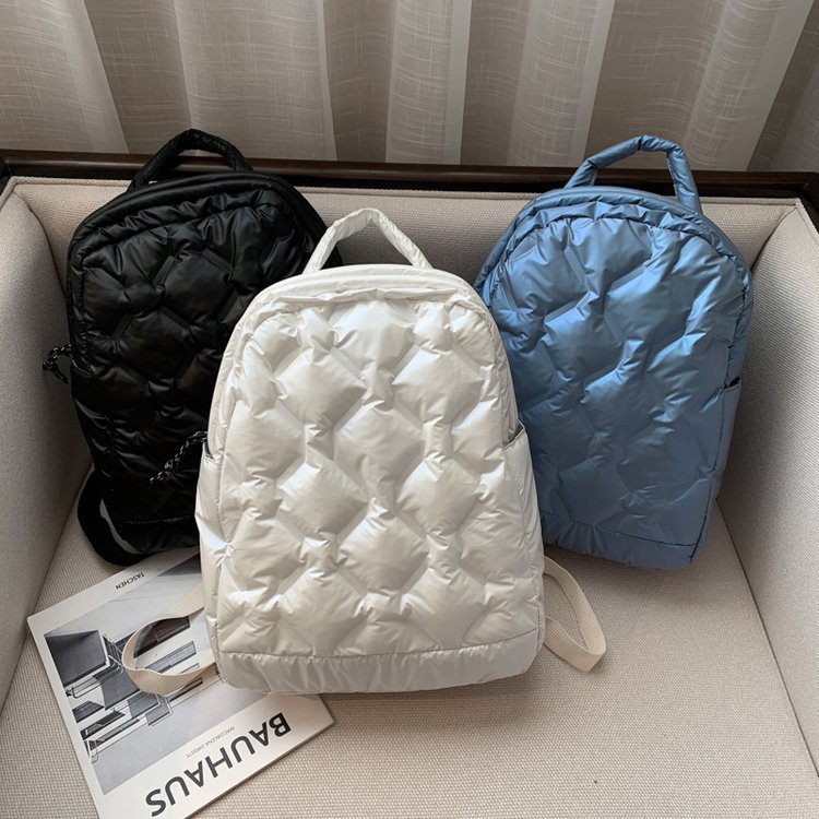 Glossy Puffer Fashion Backpack YT-02153 - view 4