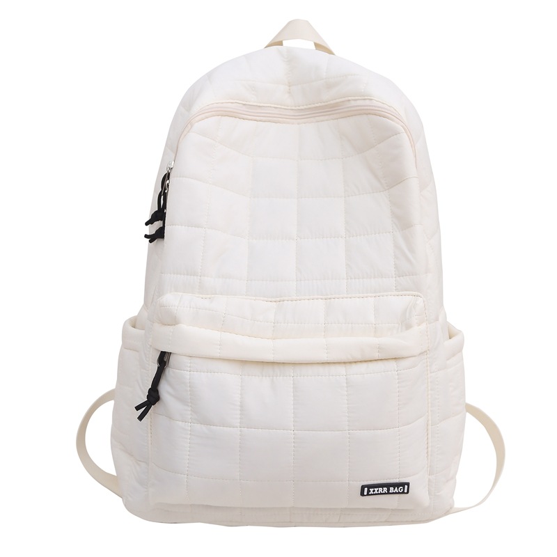 Quilted Grid Campus Backpack YT-02154 - view 2