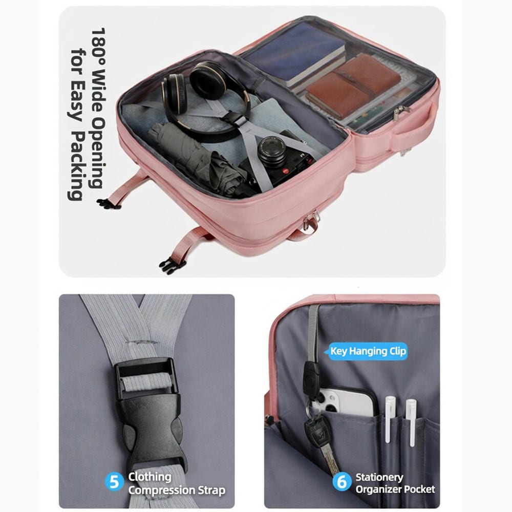 Expandable Weekender Backpack YT-02166 - view 4