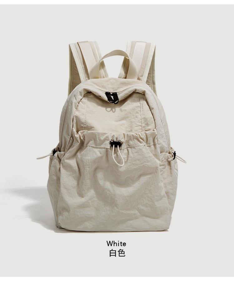 Drawstring Nylon Casual Backpack YT-02175 - view 2