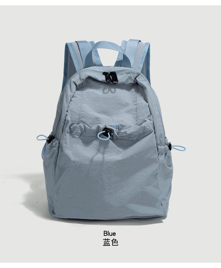 Drawstring Nylon Casual Backpack YT-02175 - view 3