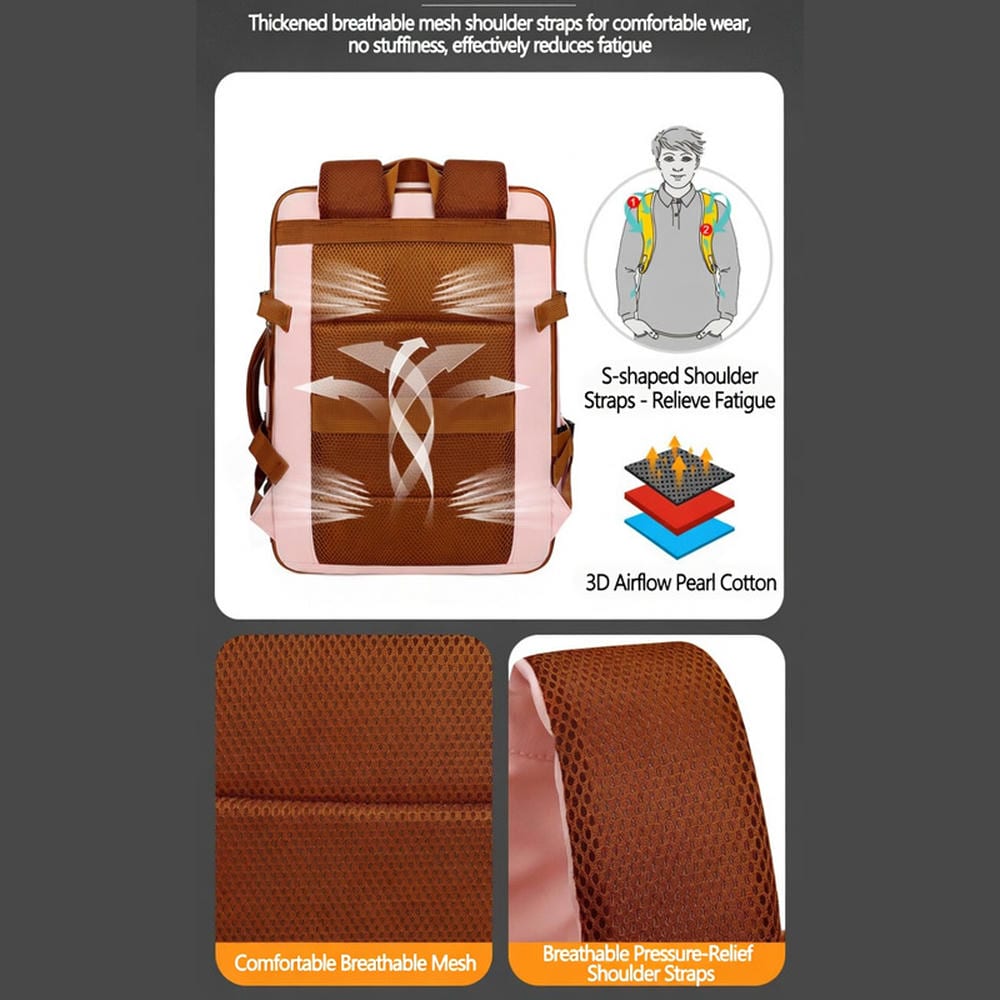Expandable Carry-On Travel Backpack YT-02182 - view 3