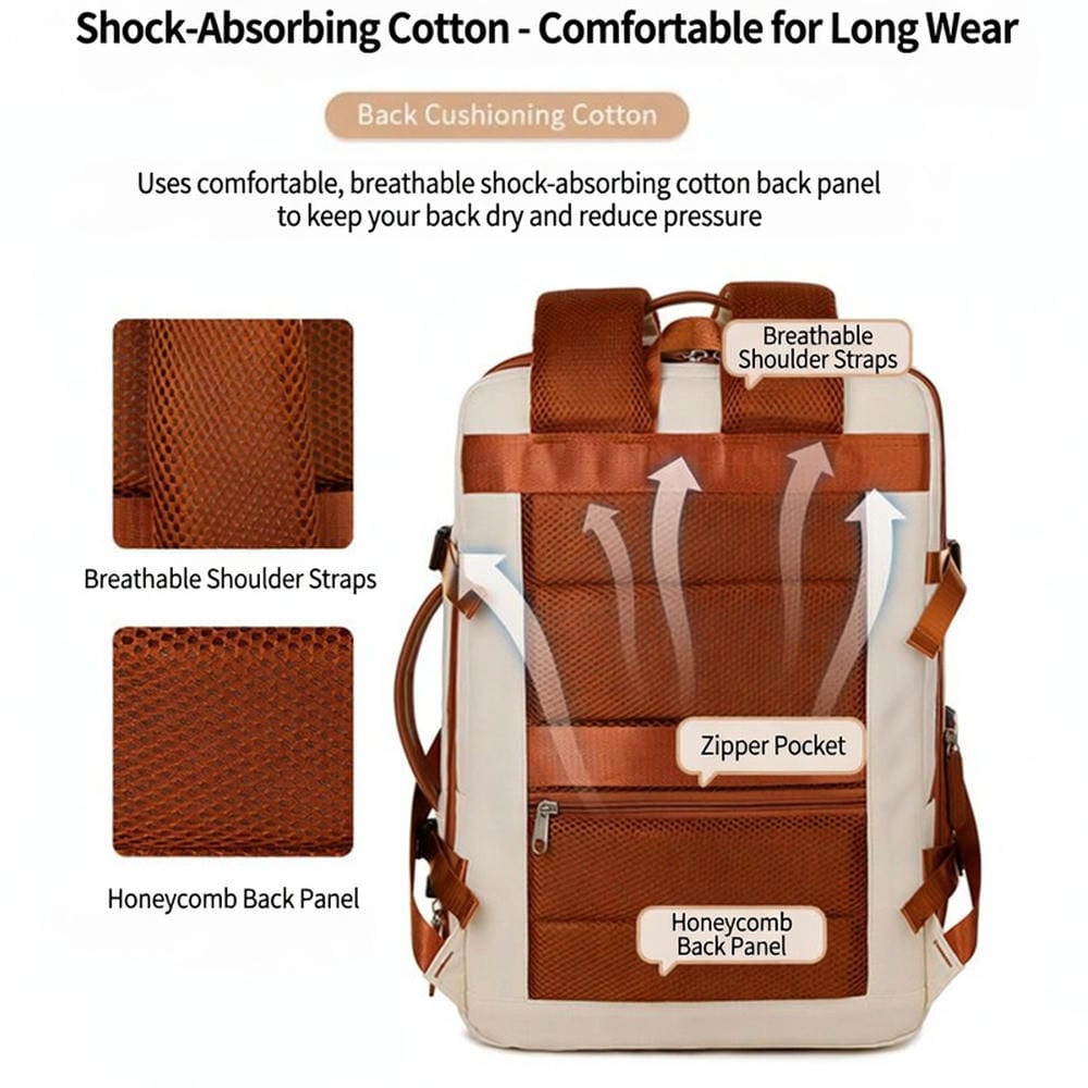 Expandable Carry-On Travel Backpack YT-02184 - view 7
