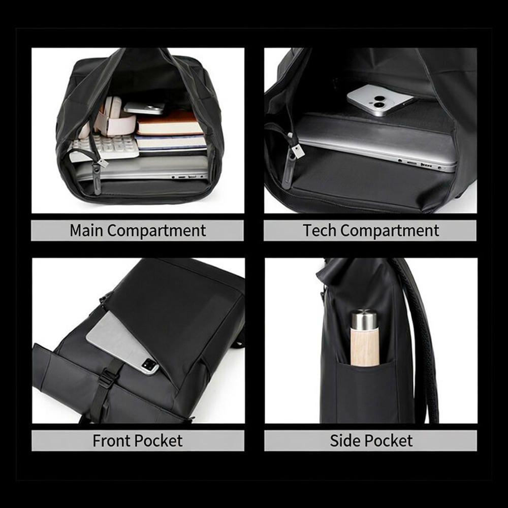 Roll-Top Commuter Backpack YT-02191 - view 5