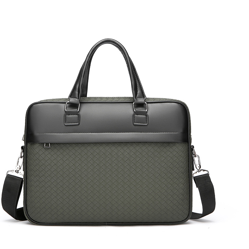 Woven-Texture Briefcase YT-03071 - main view