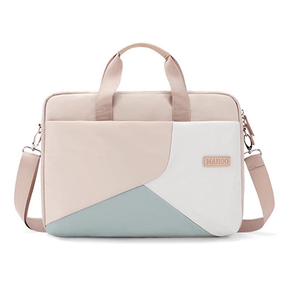 Nylon Twill Colorblock Laptop Bag - custom OEM YT-03072