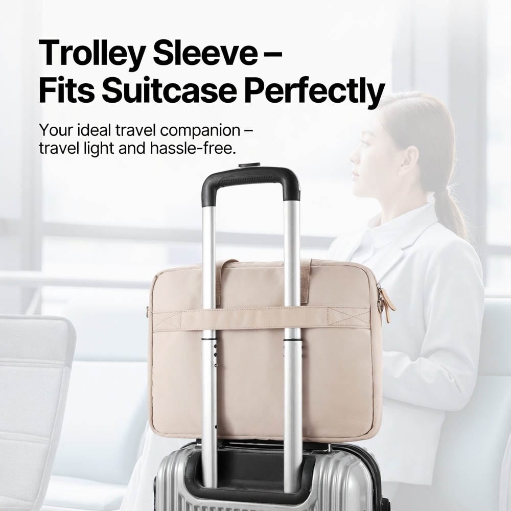Nylon Twill Colorblock Laptop Bag YT-03072 - view 2