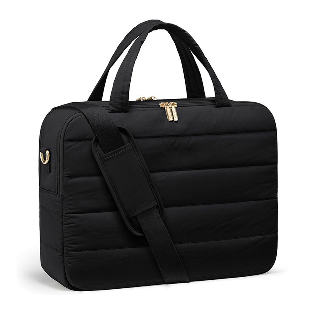 Quilted Nylon Laptop Tote YT-03076 - view 6