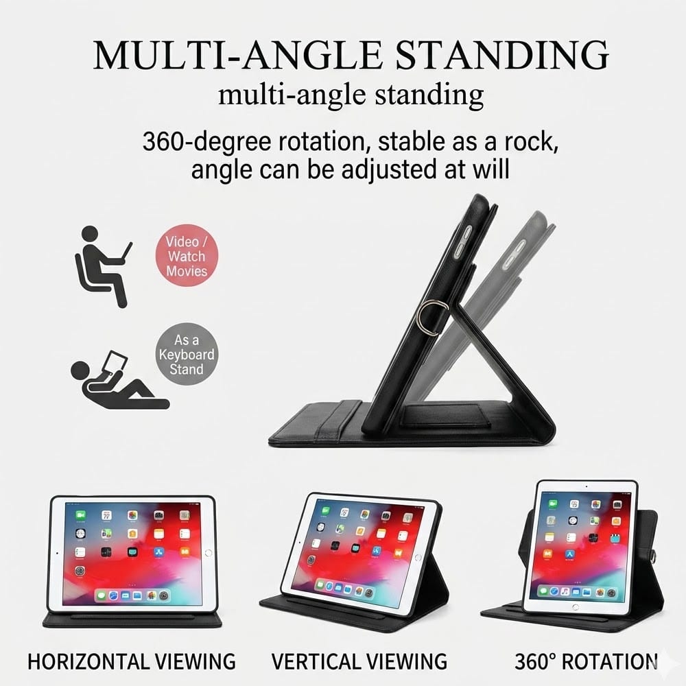 Premium PU Leather iPad Case YT-03077 - view 3