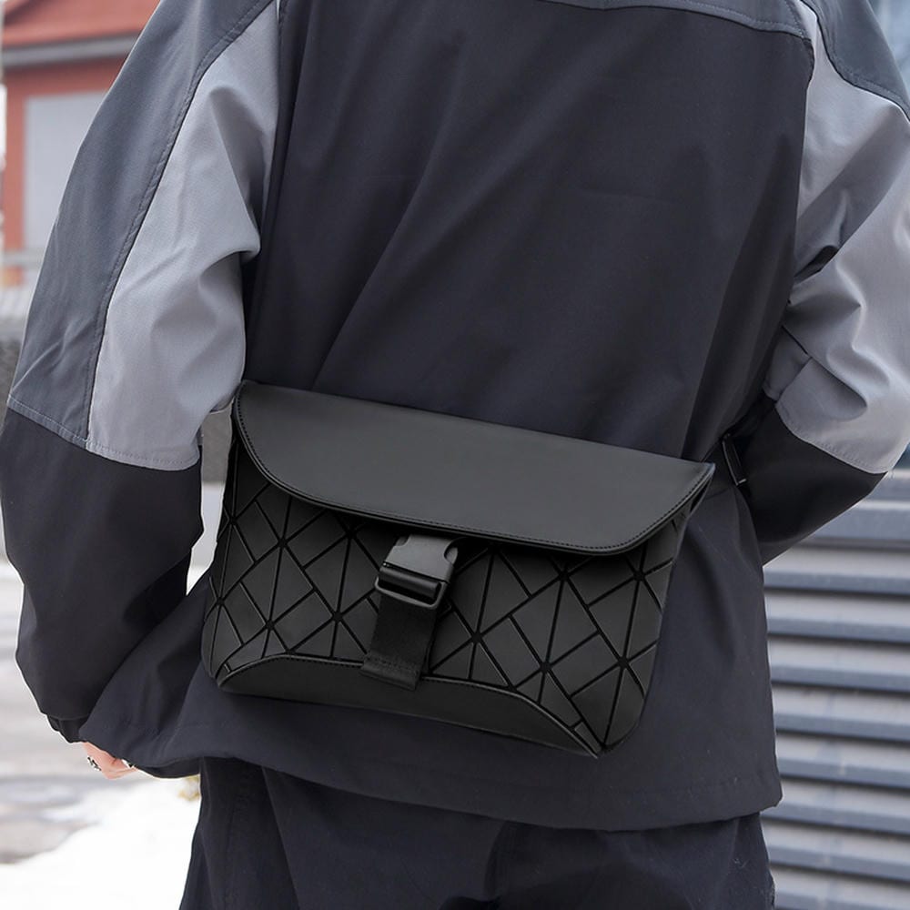 3D Geometric PU Sling Bag YT-07515 - view 3