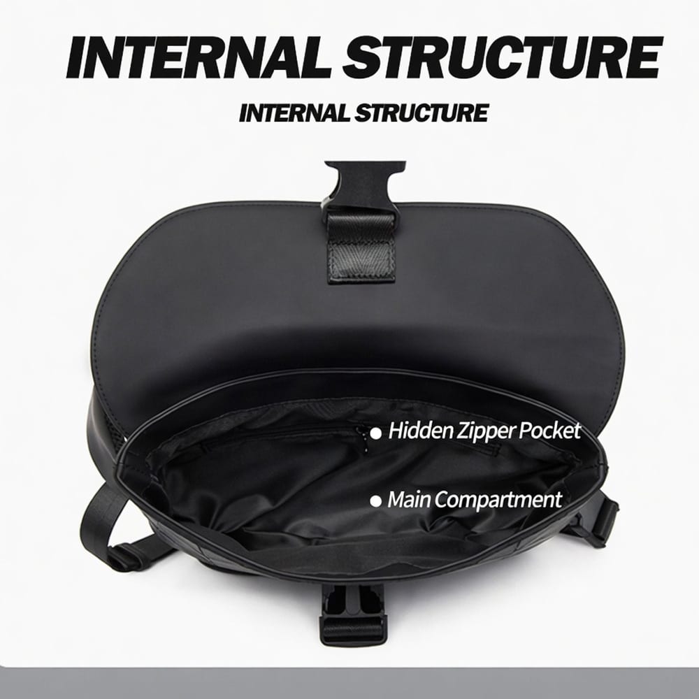 3D Geometric PU Sling Bag YT-07515 - view 5