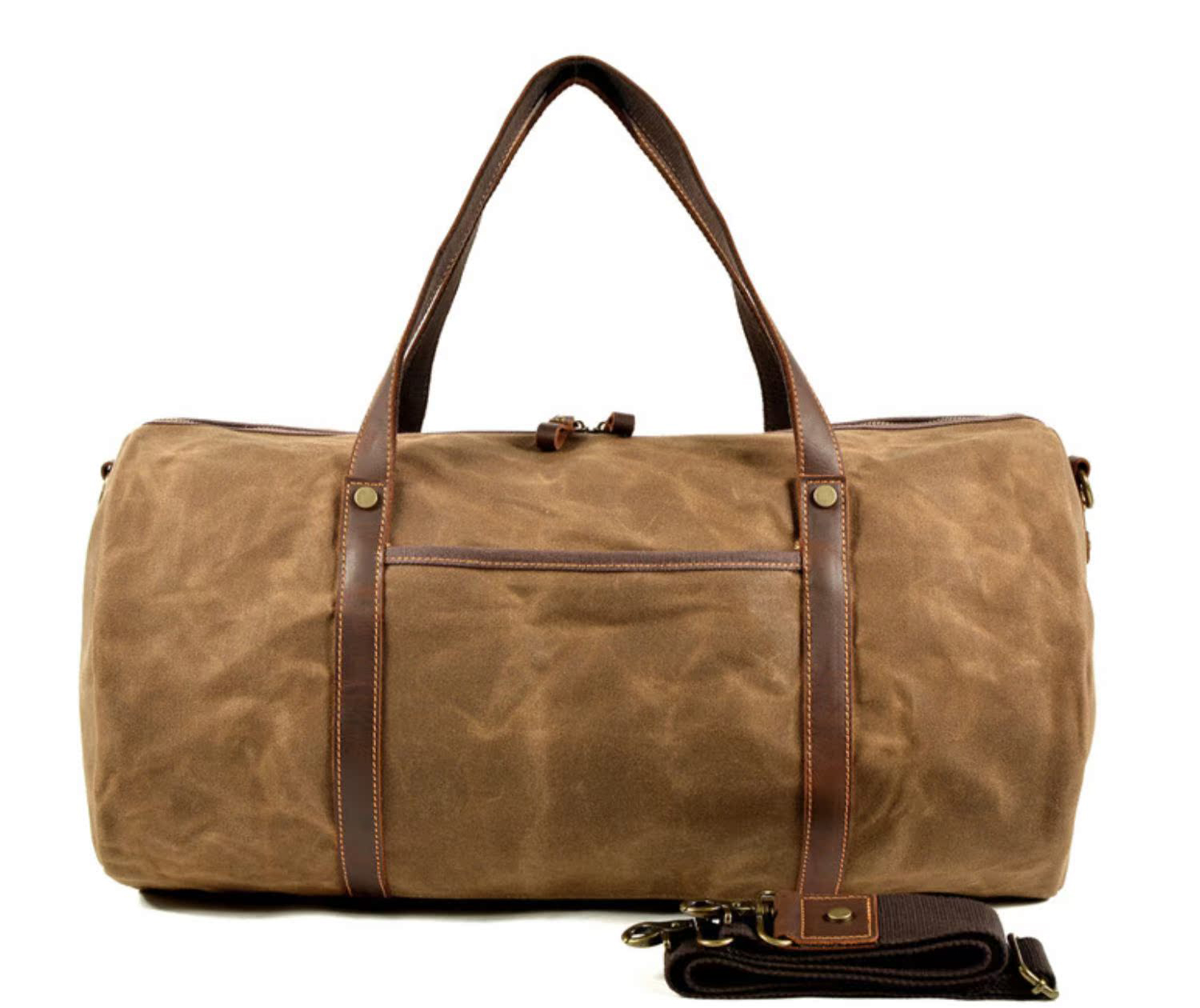 Waxed Canvas Barrel Duffle YT-10034 - view 3