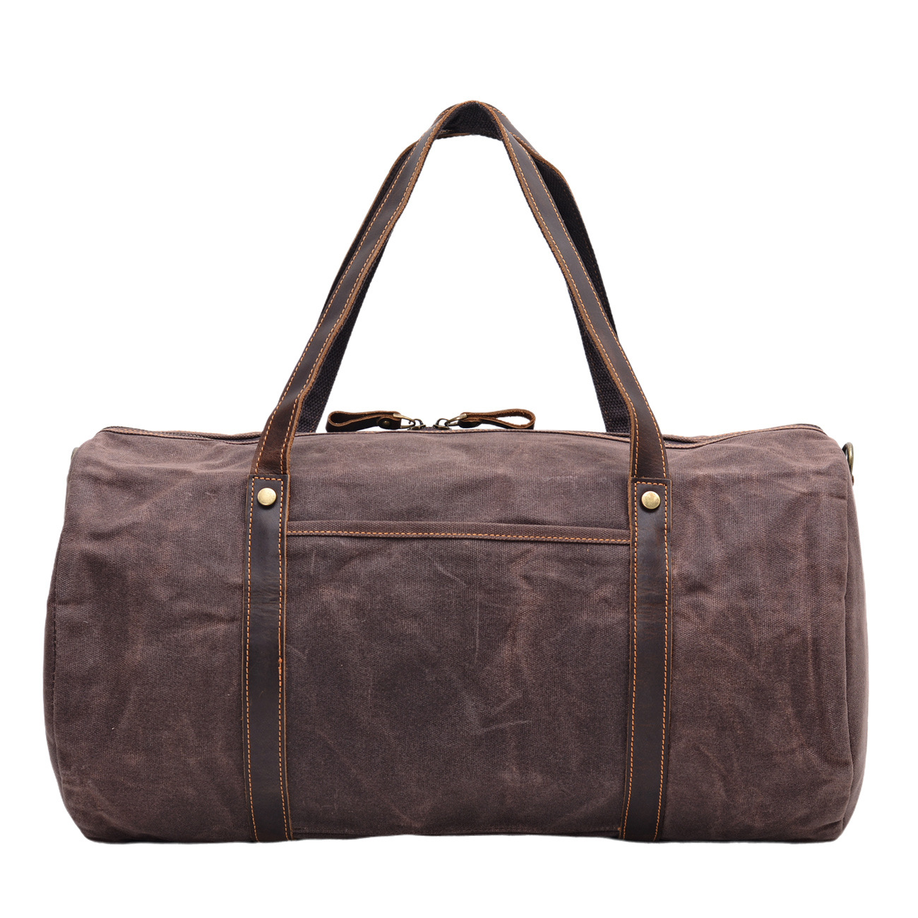 Waxed Canvas Barrel Duffle YT-10034 - view 4