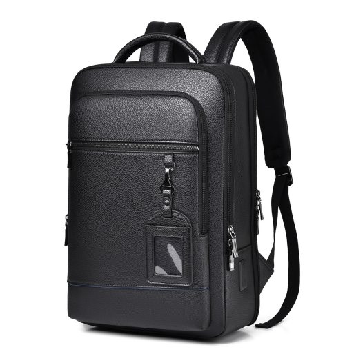 PU Leather Laptop Backpack - custom OEM YT-02186