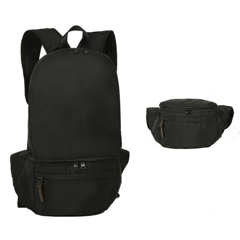 2-in-1 Foldable Backpack Waist Pack - custom OEM YT-01022