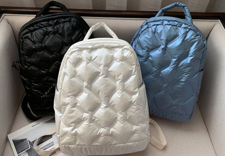 Glossy Puffer Fashion Backpack - custom OEM YT-02153