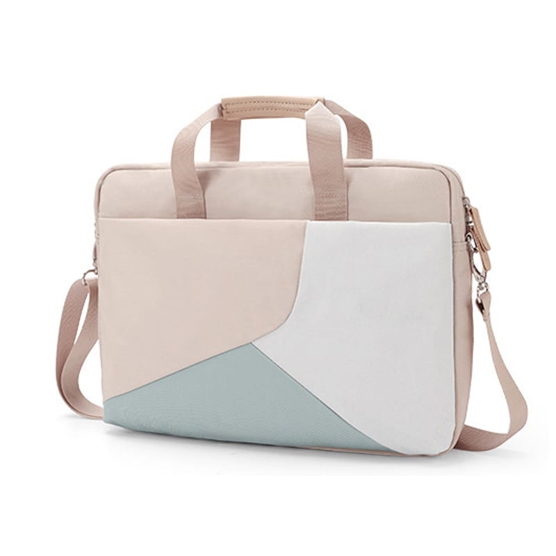 Nylon Twill Colorblock Laptop Bag - custom OEM YT-03072