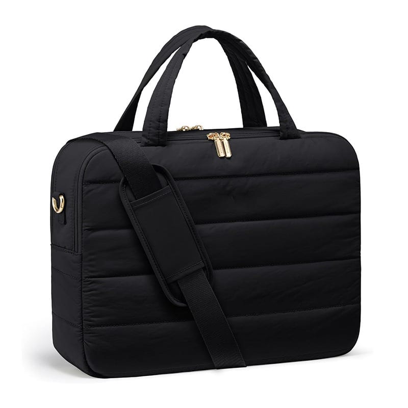 Quilted Nylon Laptop Tote - custom OEM YT-03076