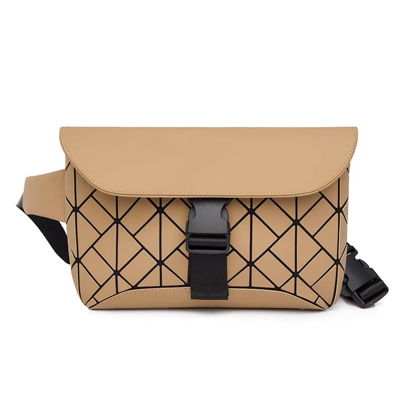 3D Geometric PU Sling Bag - custom OEM YT-07515