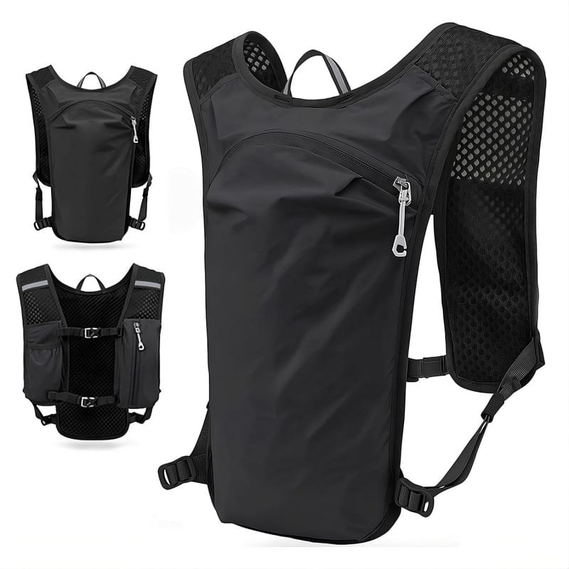 Custom trail running hydration vest manufacturing detail
