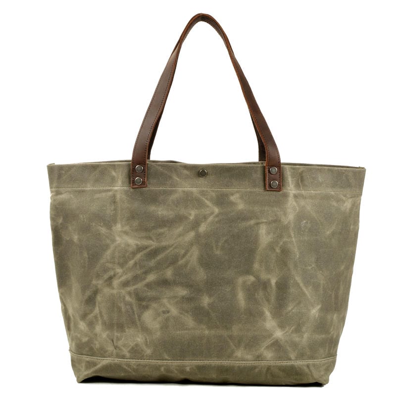 Waxed Canvas Travel Tote - custom OEM YT-11015